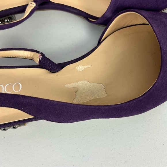 Franco Sarto Savanne Upper Leather Slingback Pointed Toe Shoes Size 8 - Picture 6 of 8